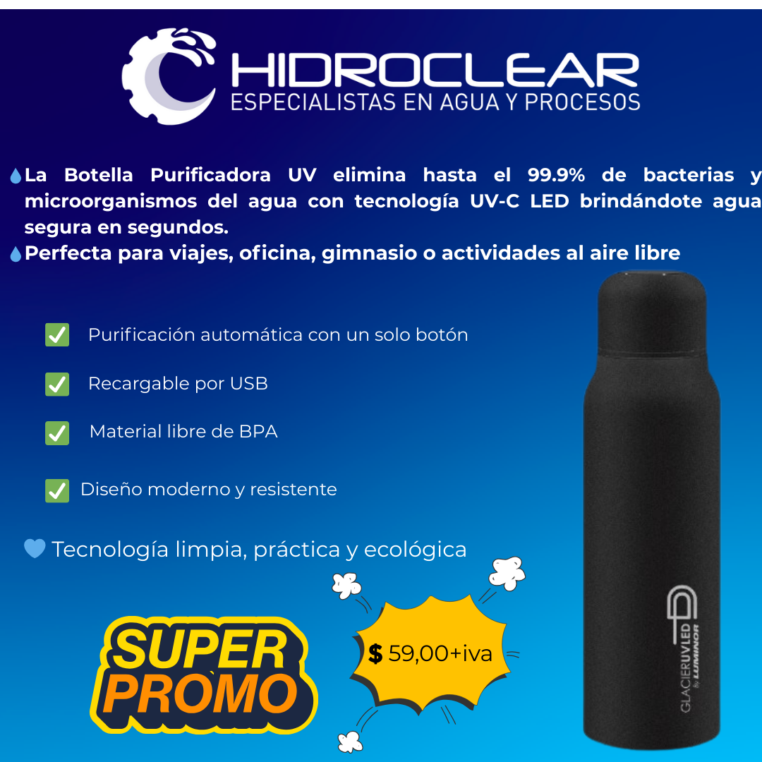 Botella Purificadora UV